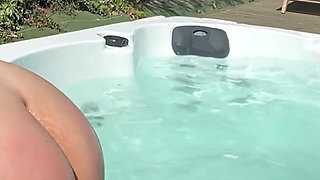 Lesbian Duo with My Tattooed Big Ass Friend Nina Beauregard in the Spa