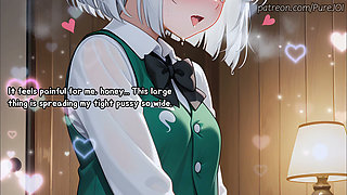 Horny Youmu organizes a wonderful threesome with Reisen (Sex JOI)