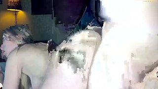 Horny slut get load of cum on ass after hard anal pounding