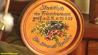 Chubby hairy milf fucked with sausage