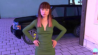 Steamy 3D gameplay featuring Melody in an interactive adult adventure