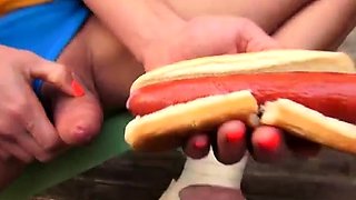 Beautiful blonde cam girl uses her toys to masturbate