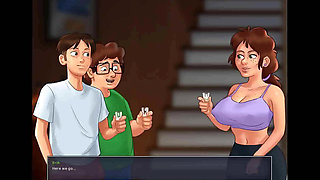 Summertime saga: playing strip poker with the MILF ep 170