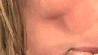 Naughty Blonde Nurse Sucks Hard Cock and Fingers Her Wet Pussy