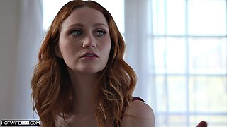 Scarlet Skies Fucked in Threesome Before Dinner