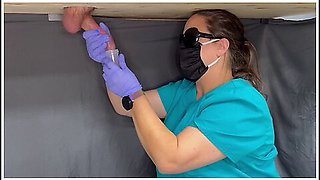 Sperm Bank Nurse Does Her Job Well