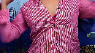 Indian Hot Desi Schoolgirl Changing Uniform and Masterbating. Indian Desi Selfie Video.