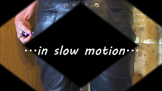 Electro stimulation - cum milking with chastity cage