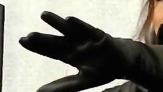 New Gloves Try on (sfw) Trying on My New Leather Gloves That I Received I Am Obsessed with Them!