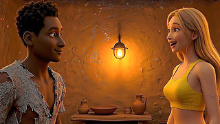 Woman lost in the desert get fucked by a stranger