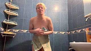 Roomate catched watch her on bathroom and punished