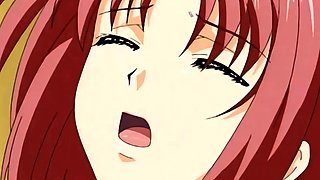 Hot blonde anime teen getting rammed