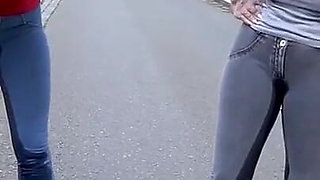 Street Pissing Girls