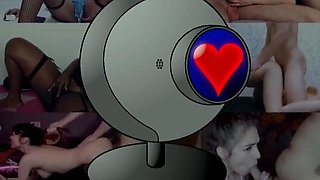 Ebony Asian College Girlfucking herself on webcam