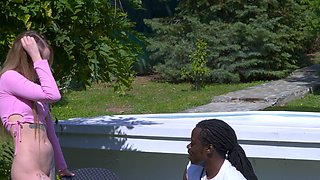 Eva Barbie Gets Rough BBC Anal Outdoors